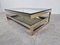 Table Basse Belgochrom Vintage en Or 23 Carats, 1970s 2