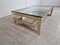 Vintage 23Kt Gold Belgochrom Coffee Table, 1970s 7