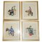 Framed 19th Century Chinese Gouaches on Rice Paper, Set of 4, Image 1
