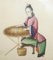 Gouaches chinos del siglo XIX enmarcados sobre papel de arroz. Juego de 4, Imagen 11