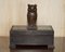 Antique Swiss Black Forest Owl Cigar Box 2