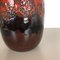 Large Multi-Color 284-53 Floor Vase attributed to Scheurich for Fat Lava, 1970s 5