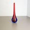 Large Murano Glass Sommerso Stem Vase attributed to Flavio Poli, Italy, 1960s 2