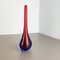 Large Murano Glass Sommerso Stem Vase attributed to Flavio Poli, Italy, 1960s, Image 3