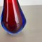 Large Murano Glass Sommerso Stem Vase attributed to Flavio Poli, Italy, 1960s 7
