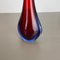 Large Murano Glass Sommerso Stem Vase attributed to Flavio Poli, Italy, 1960s 5
