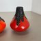 Vases de Poterie en Céramique attribués à Roth Ceramics, Allemagne, 1970s, Set de 2 9