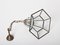 Lampe à Suspension Hexagonale en Laiton et Verre Biseauté, Italie, 1950s 18