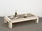 Table Basse Mid-Century en Laiton et Formica Blanc, Italie, 1970s 15