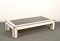 Table Basse Mid-Century en Laiton et Formica Blanc, Italie, 1970s 5