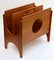 Danish Walnut Magazine Rack, 1960s 5