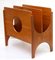 Danish Walnut Magazine Rack, 1960s 8