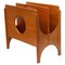 Danish Walnut Magazine Rack, 1960s, Image 1