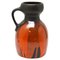 Hand-Decorated and Glazed Fat Lava Pitcher from Steuler, West Germany, 1960s 1