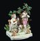 Antique Sculptural Group in Polychrome Porcelain from Capodimonte, Naples, Early 20th Century 1