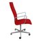 Oxford Desk Chair in Red Fabric by Arne Jacobsen, Image 5