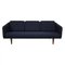 No. 1 Sofa in Blue Fabric by Børge Mogensen for Fredericia, 2000s 1