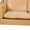 Modell 2212 2-Sitzer Sofa aus patiniertem Naturleder von Børge Mogensen für Fredericia, 2000er 8