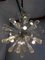 Murano Glass Sputnik Chandelier with Gold Air Drops Brushled Metal Frame from Simoeng 3