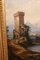 Paisaje romántico, década de 1800, óleo sobre lienzo, enmarcado, Imagen 3