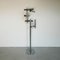 Space Age Italian Floor Lamp with Chromed Metal Tubes in the Style of Goffredo Reggiani, 1970s 1