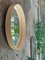 White Frame Round Wall Mirror, Italy, 1960s 16