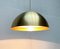 Lámpara colgante alemana minimalista Mid-Century de latón de Beisl, años 60, Imagen 2