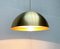 Mid-Century German Minimalist Brass Dome Pendant from Beisl, 1960s, Image 2