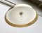 Lámpara colgante alemana minimalista Mid-Century de latón de Beisl, años 60, Imagen 5