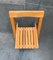 Set of Mid-Century Wooden Trieste Folding Chairs by Aldo Jacober, 1960s 8