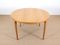 Round Extendable Oak Dining Table by Erik Riisager-Hansen for Haslev, 1970s 1