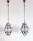 Venetian Reticello Glass Lanterns attributed to Venini, Italy, 1950s, Set of 2 11
