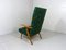 Lounge Chair with Flower Upholstery, 1960s 5