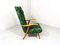 Lounge Chair with Flower Upholstery, 1960s 2