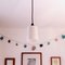 Noodle Calm Suspension Light with Upcycled Plastic Lampshade by One Foot Taller 1