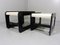 Tables d'Appoint Noires et Blanches, 1960s, Set de 2 9