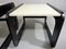 Tables d'Appoint Noires et Blanches, 1960s, Set de 2 16