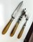 French Carving Set by Silversmith Jules Piault, 1880s, Set of 3 5