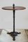 Antique Bistro or Bar Table with Cast Iron Base 1