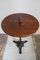 Antique Bistro or Bar Table with Cast Iron Base, Image 2