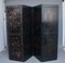 Chinoiserie and Black Lacquered 4-Panel Screen, 1860s 10