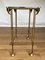 Mid-Century Gilt Tubular Table 6