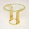 Vintage Side Table in Brass and Glass, 1970s 1
