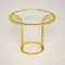 Vintage Side Table in Brass and Glass, 1970s 5