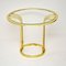 Vintage Side Table in Brass and Glass, 1970s, Image 9