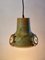 Lámpara colgante de cerámica con ojos de buey, años 70, Imagen 5