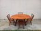 Vintage Brutalist Dining Table & Chairs, 1950s, Set of 5 37