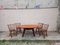 Vintage Brutalist Dining Table & Chairs, 1950s, Set of 5, Image 23