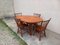 Vintage Brutalist Dining Table & Chairs, 1950s, Set of 5 32