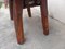 Vintage Brutalist Dining Table & Chairs, 1950s, Set of 5, Image 5